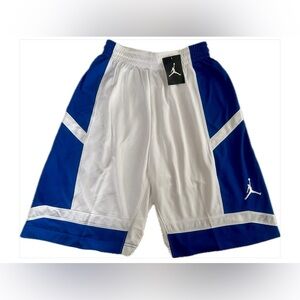 Nike Men's Blue and White Athletic Shorts